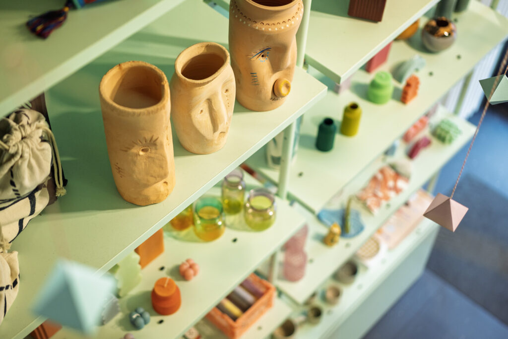 VerdeMari concept store NoLo con prodotti realizzati da piccoli artigiani