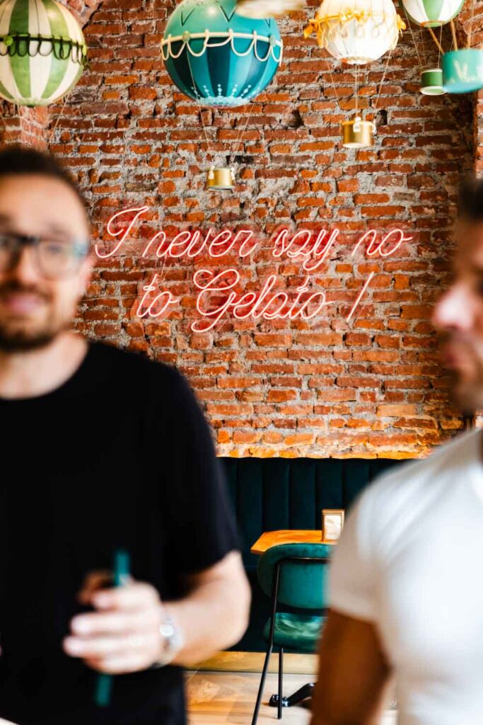 Gli arredi eccentrici di Vero Gelateria